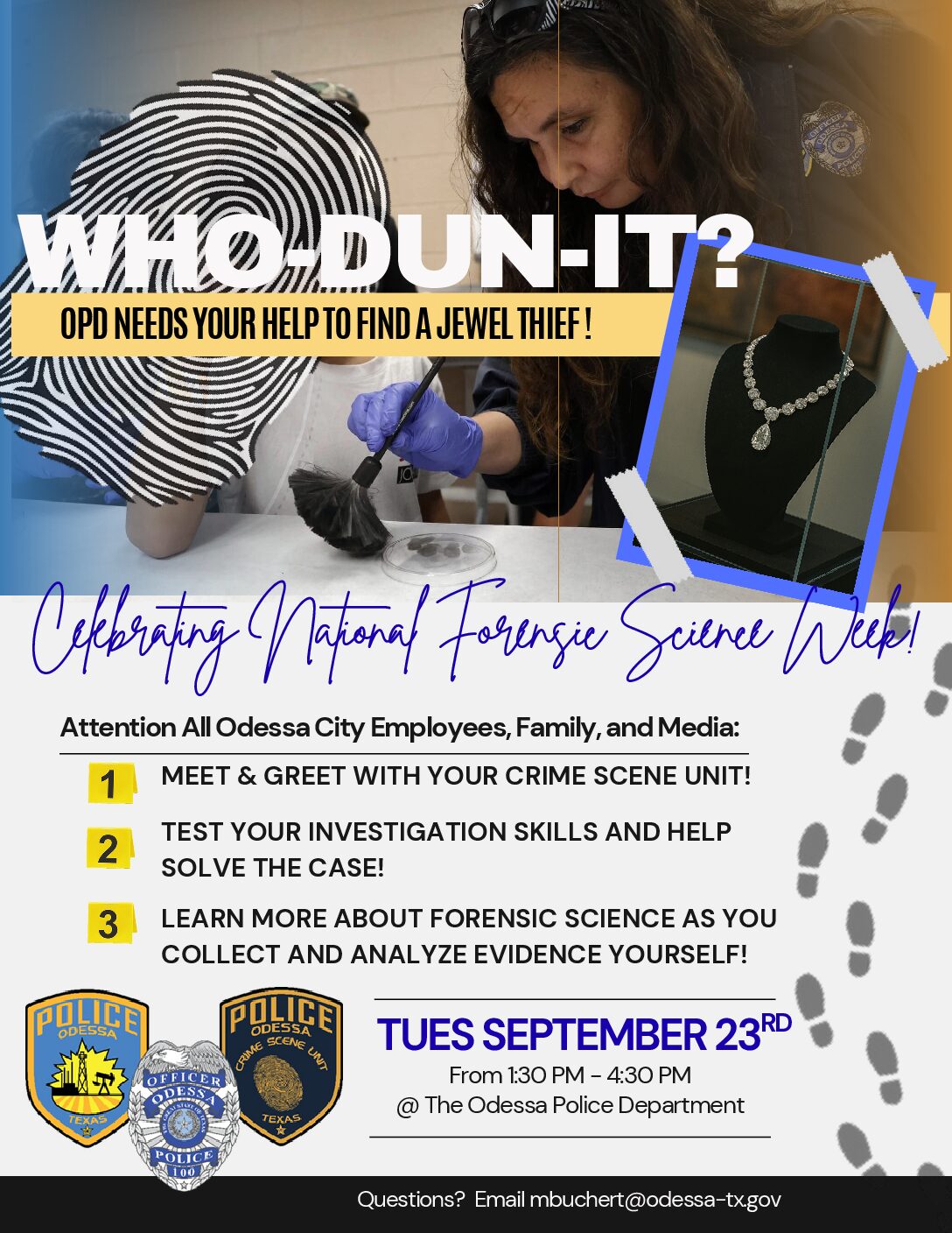 Celebran en Odessa la Semana Nacional de Ciencias Forenses