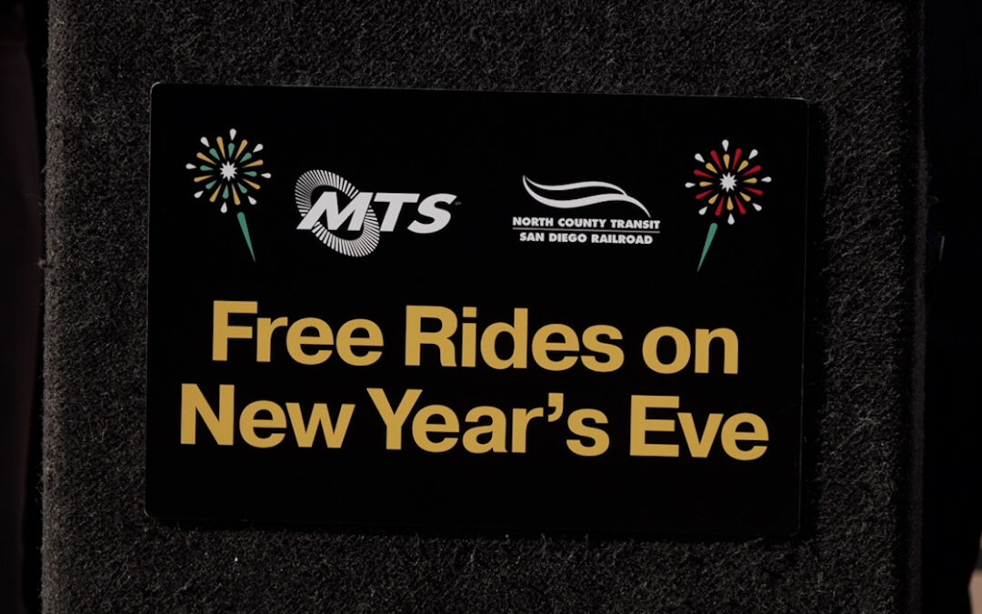 Transporte Público Gratuito en San Diego: Celebrando el Año Nuevo de Forma Segura