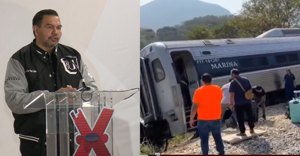 Accidente de tren en Oaxaca: Alcalde Cruz Pérez Cuellar reconoce falta de comunicación con juarenses heridos