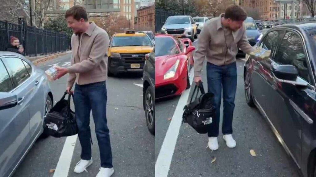 MrBeast causa sensación en Nueva York al repartir miles de dólares en la calle