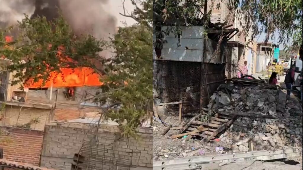 Incendio en El Salto: Familia de 5 Escapa de Casa Consumida por Chatarra