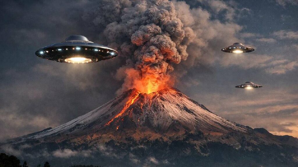 Ovnis sobre el Popocatépetl: Extraños Objetos Luminosos Captados en la Última Noche de 2025