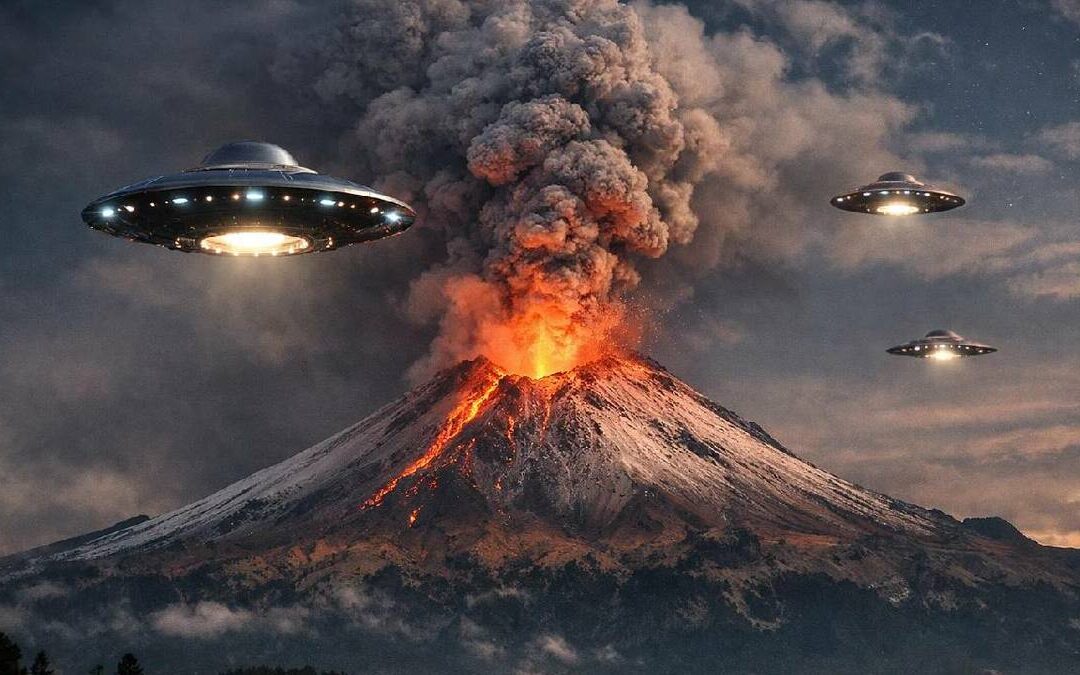 Ovnis sobre el Popocatépetl: Extraños Objetos Luminosos Captados en la Última Noche de 2025