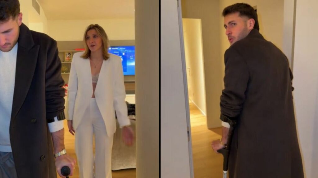 La hermana de Santi Gimenez se ríe de su lesión con un chiste en Tik Tok