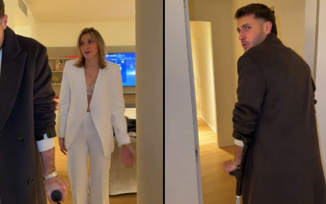 La hermana de Santi Gimenez se ríe de su lesión con un chiste en Tik Tok