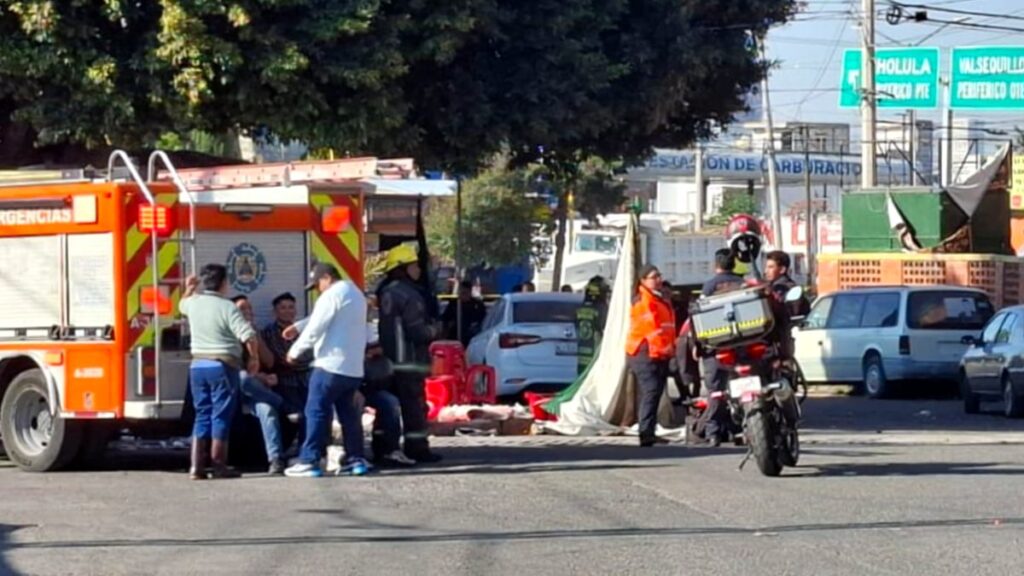 Explosión de Gas en Puesto Callejero de Puebla Deja 14 Personas Heridas
