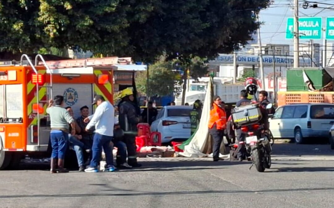 Explosión de Gas en Puesto Callejero de Puebla Deja 14 Personas Heridas