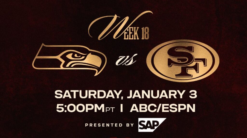 Seahawks vs 49ers: Todo lo que necesitas saber para ver el partido EN VIVO hoy | Semana 18 de la NFL 2025