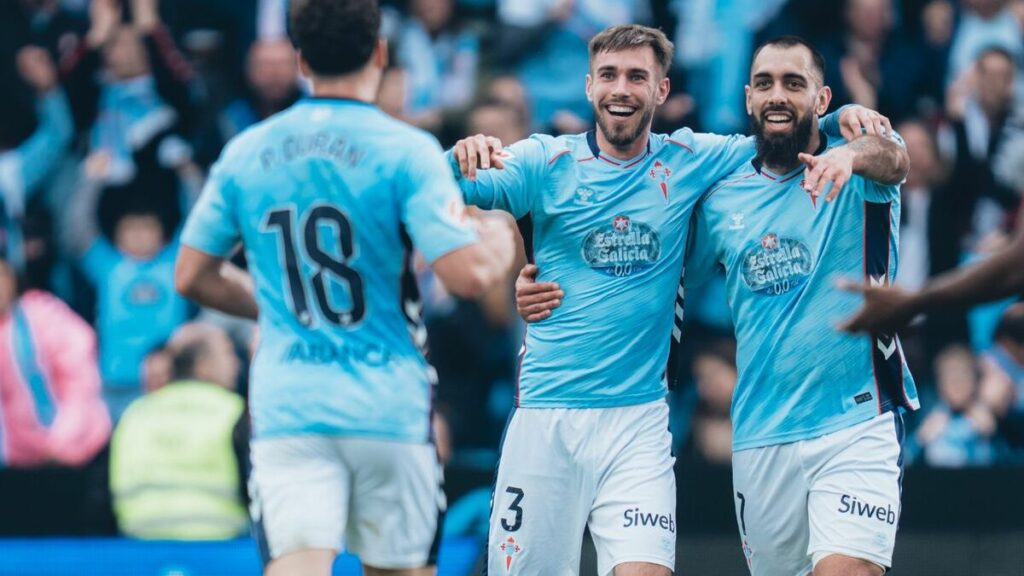 Celta de Vigo da un paso firme hacia Europa tras golear al Valencia