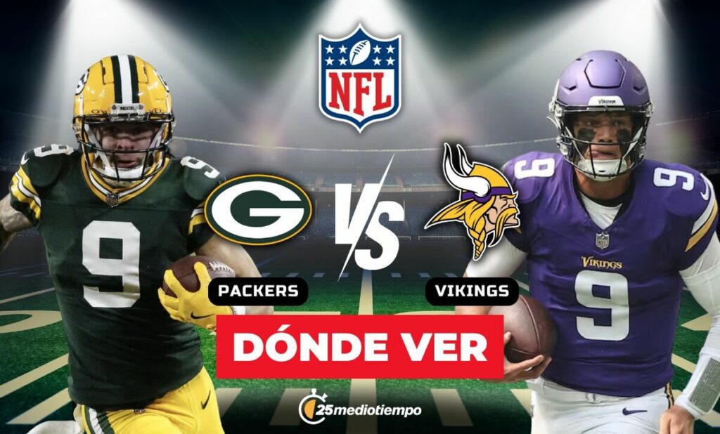 Packers vs. Vikings EN VIVO: Horario y dónde seguir la Semana 18 de la NFL en Midland