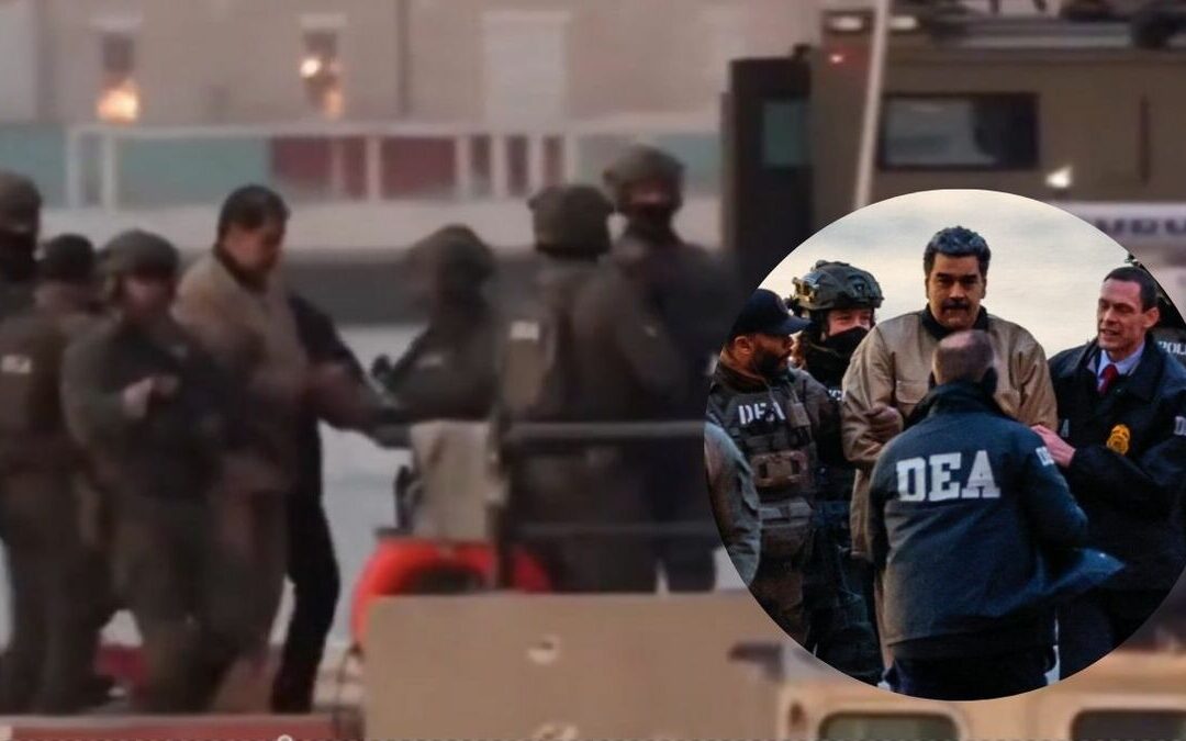 Nicolás Maduro y su esposa son trasladados en helicóptero al tribunal de Nueva York