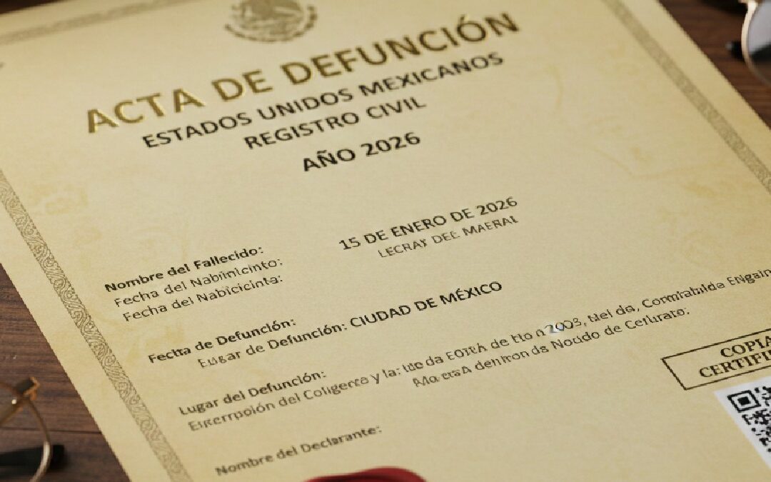 Costos Actualizados del Acta de Defunción en Torreón para 2026