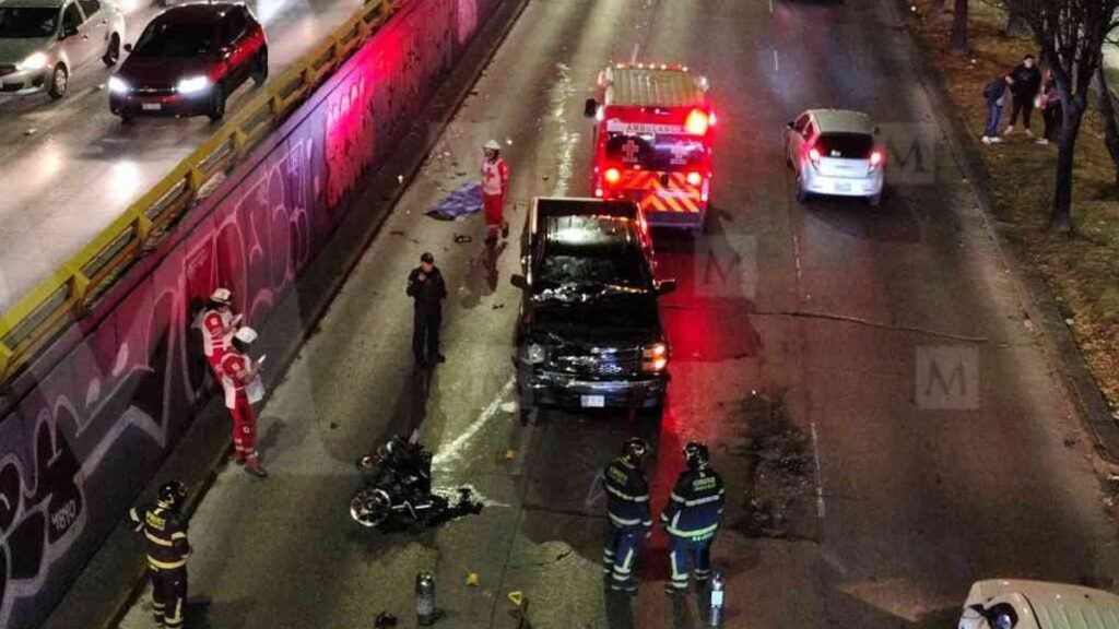 Trágico Accidente: Motociclista Muerto tras Choque con Camioneta en Circuito Interior CdMx