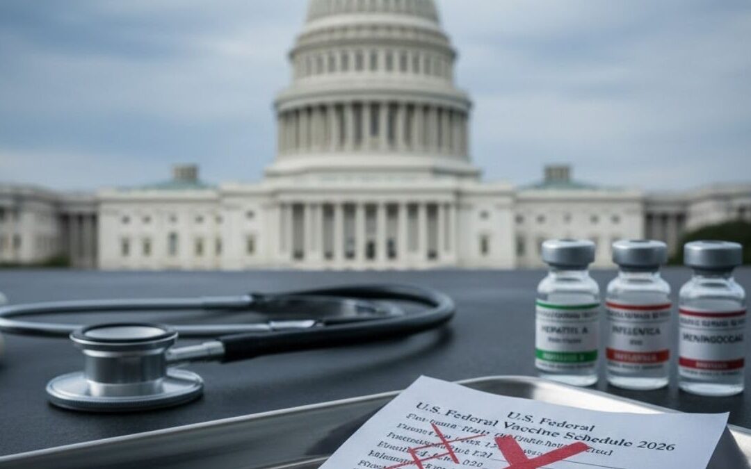 Estados Unidos Retira 6 Vacunas para Niños de su Recomendación Estándar