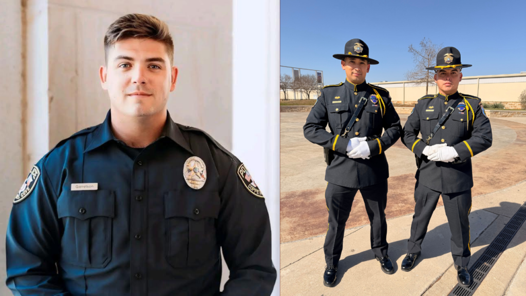 Departamento de Policía de Odessa honra al oficial Elijah Garretson