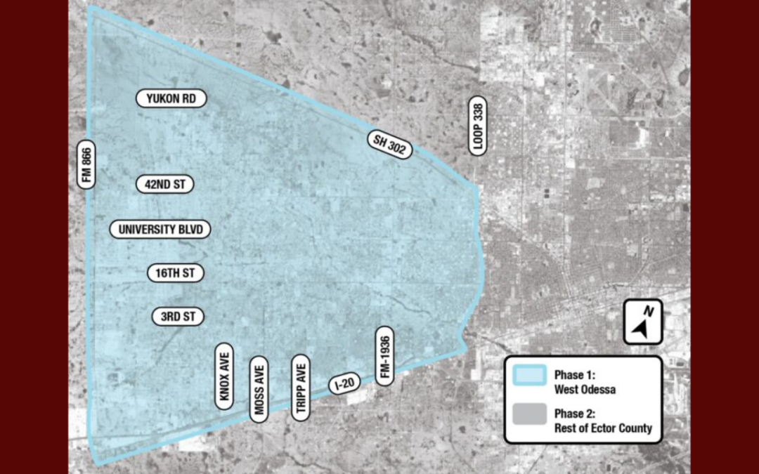 Condado de Ector recibe 17 millones de dólares para mejorar el acceso al agua