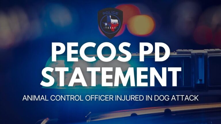 Oficial de control animal resulta herido tras ataque de perro en refugio de Pecos