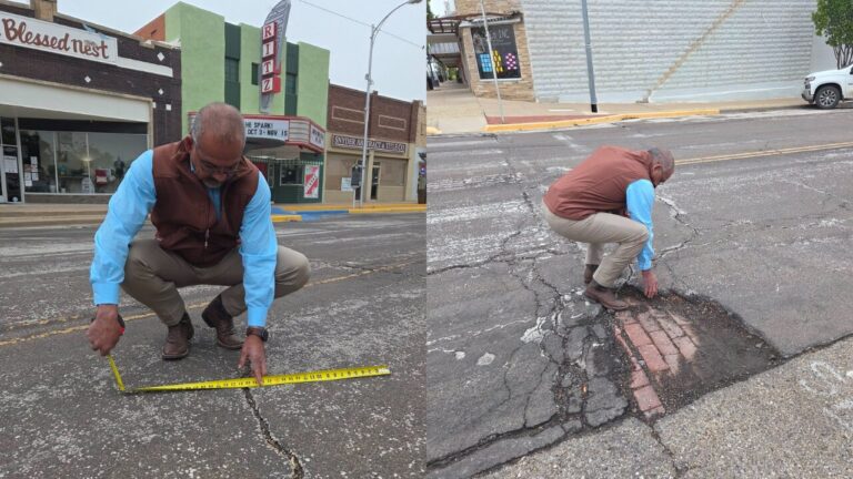 Autoridades de Snyder evalúan reconstrucción vial ante deterioro del centro histórico